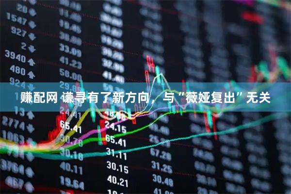 赚配网 谦寻有了新方向，与“薇娅复出”无关