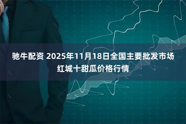驰牛配资 2025年11月18日全国主要批发市场红城十甜瓜价格行情